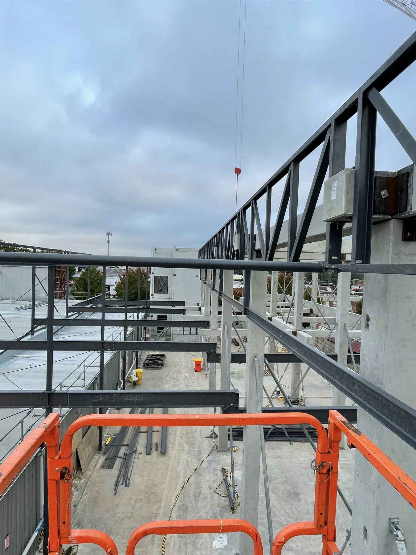 Mountain High Shopping Centre structural steel project